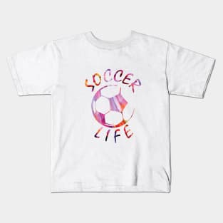 Soccer life teeshirt design Kids T-Shirt